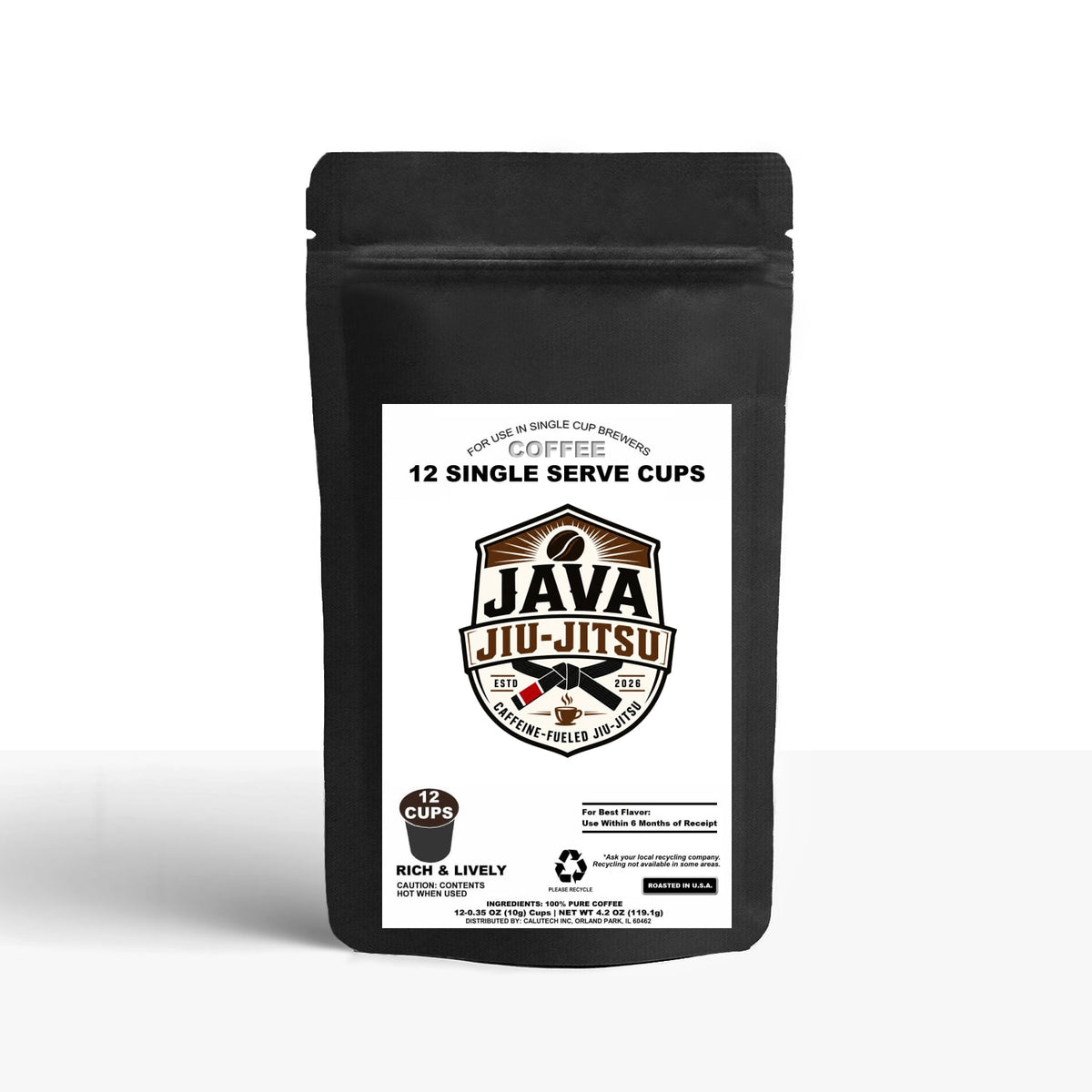 12 Pack Single Serve Coffee Capsules